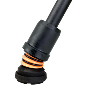 Flexyfoot Comfort Grip Closed Cuff Crutch - Left - Black 3
